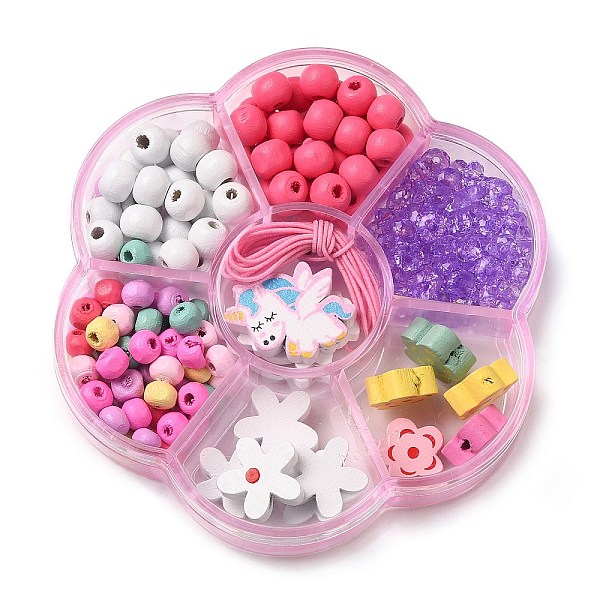 

PandaHall Children's Day Theme Maple Wood Jewelry Set DIY Making Kits, Mixed Shapes, 14~24.5x14.5~23.5x5~6mm, Hole: 2mm Wood Mixed Shapes