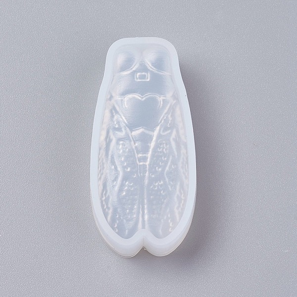 

PandaHall Silicone Molds, Resin Casting Molds, For UV Resin, Epoxy Resin Jewelry Making, Cicada, White, 46x22x9.5mm, Inner Size: 20x40mm...
