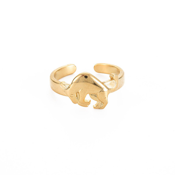 

PandaHall Ion Plating(IP) 304 Stainless Steel 12 Constellations/Zodiac Signs Open Cuff Ring for Women, Nickel Free, Real 18K Gold Plated...