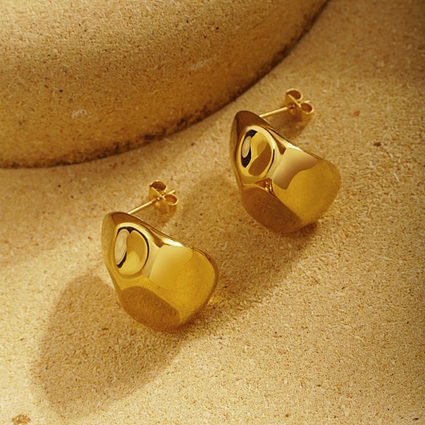 

PandaHall Stainless Steel Stud Earrings for Women Stainless Steel