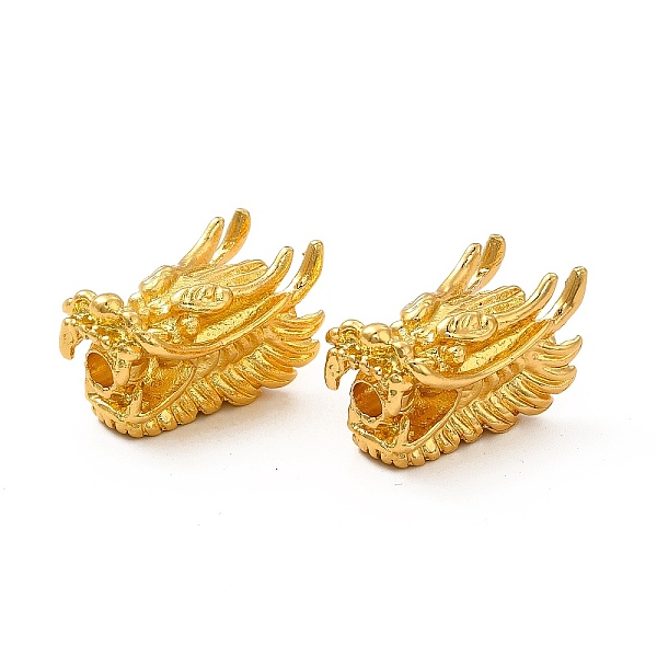 

PandaHall Alloy Beads, Dragon, Golden, 30.5x17x15mm, Hole: 3.9mm Alloy Dragon