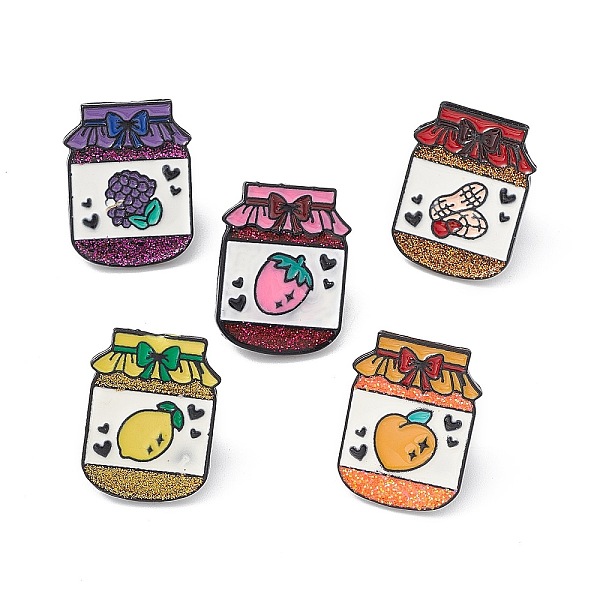 

PandaHall Fruit Can Enamel Pin, Electrophoresis Black Alloy Brooch for Backpack Clothes, Peanut Pattern, 24.5~25x19x1.5mm, Pin: 1mm...