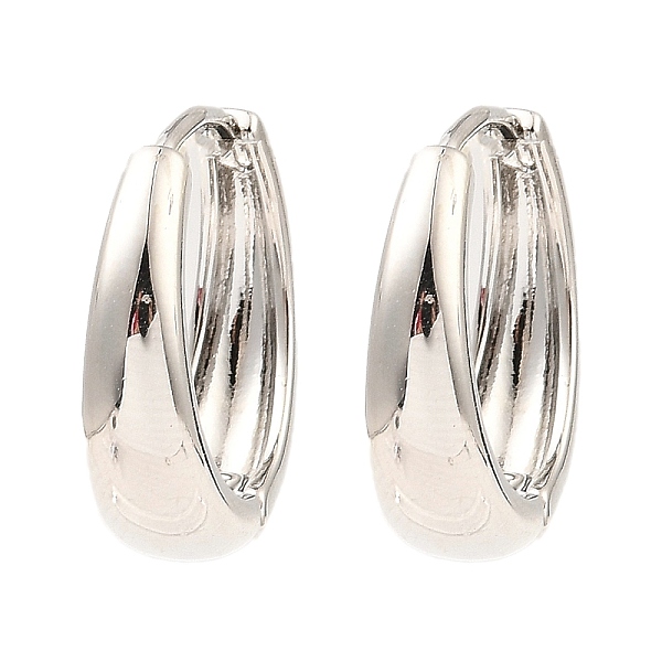 

PandaHall Brass Hoop Earrings, Ring, Platinum, 19x19.5x6mm Brass Ring