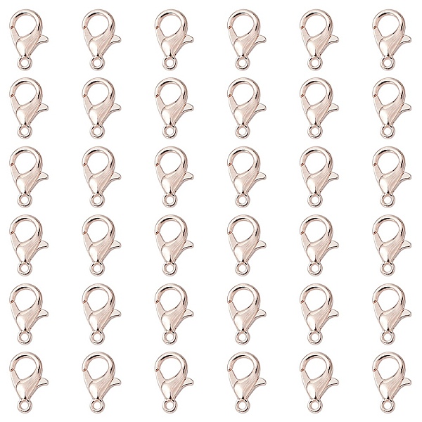 

PandaHall Zinc Alloy Lobster Claw Clasps, Parrot Trigger Clasps, Jewelry Making Findings, Rose Gold, 12x6mm, Hole: 1.2mm Alloy Others
