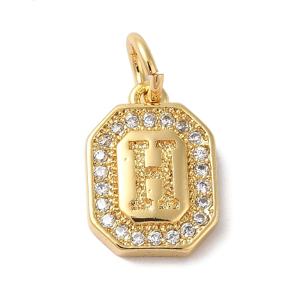 

PandaHall Real 18K Gold Plated Brass Micro Pave Clear Cubic Zirconia Pendants, with Jump Ring, Long-Lasting Plated, Lead Free & Cadmium Free...