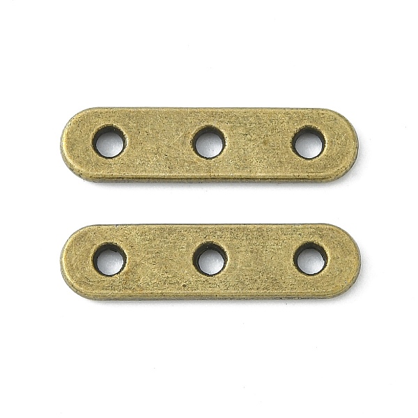 

PandaHall Alloy Spacer Bars, Lead Free & Cadmium Free & Nickel Free, Antique Bronze, 24x6x2mm Alloy Rectangle
