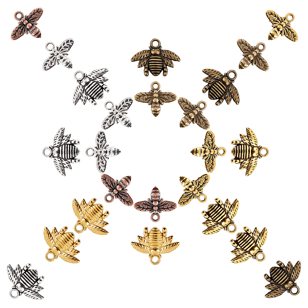 

PandaHall SUNNYCLUE Tibetan Style Alloy Pendants, Mixed Shapes, Mixed Color, 80pcs/box Alloy Mixed Shapes
