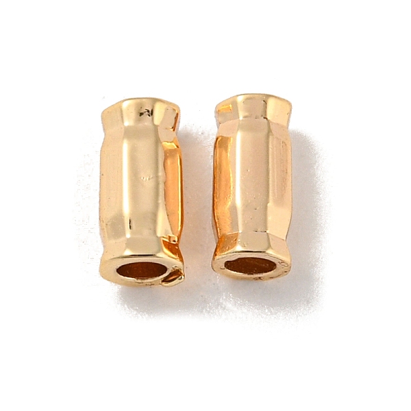 

PandaHall Brass Beads, Column, Real 18K Gold Plated, 6x3mm, Hole: 1.6mm Brass