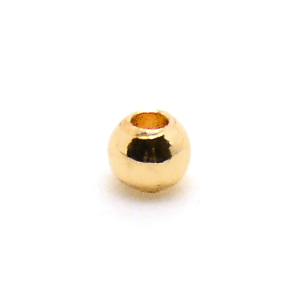 

PandaHall Brass Beads, Long-Lasting Plated, Round, Real 14K Gold Plated, 2.4x2mm, Hole: 1mm Brass Round