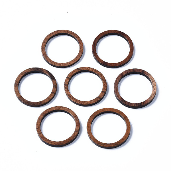 

PandaHall Walnut Wood Linking Rings, Ring, Saddle Brown, 24.5x3mm Wood Ring
