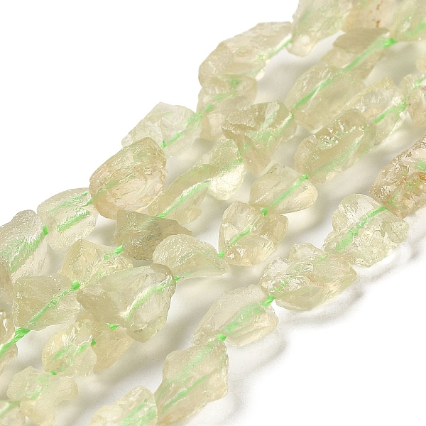 

PandaHall Raw Rough Natural Topaz Crystal Beads Strands, Nuggets, 4.5~12x4.5~8x4~8mm, Hole: 0.9mm, about 63~66pcs/strand, 15.47''~16.34''...