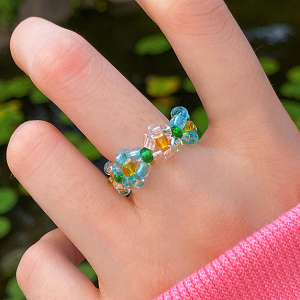 Glass Beaded Stretc… - image