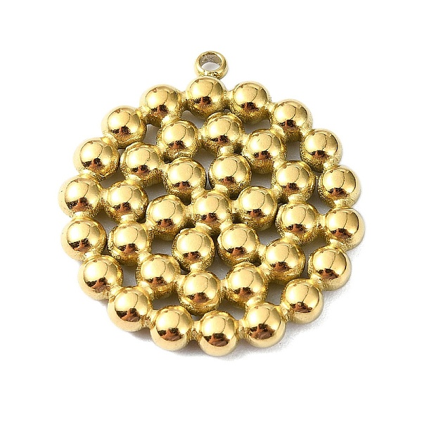 

PandaHall Ion Plating(IP) 304 Stainless Steel Pendants, Real 18K Gold Plated, Flat Round, 23x21x3mm, Hole: 1.4mm 304 Stainless Steel Flat...