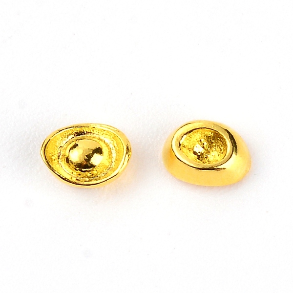 

PandaHall Ingots Alloy Cabochons, Nail Art Studs, Nail Art Decoration Accessories, Golden, 2x6x2.5mm, 95~100pcs/bag Alloy Others