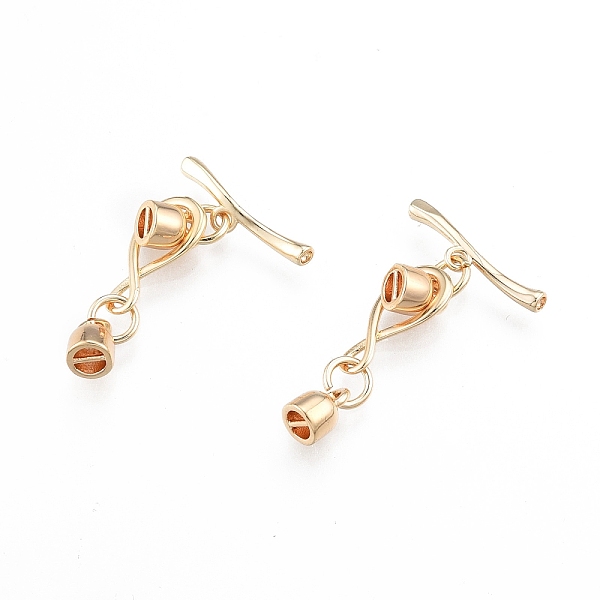 

PandaHall Brass Toggle Clasps, Cadmium Free & Nickel Free & Lead Free, Infinity, Real 18K Gold Plated, Infinite: 14x7x1.5mm, Clasp: 6x4.5mm...