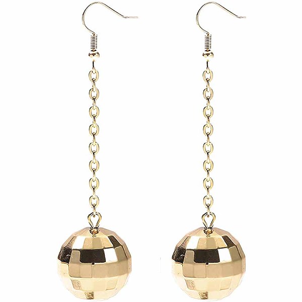 

PandaHall Stainless Steel Mirror Ball Earrings for Women Stainless Steel Round