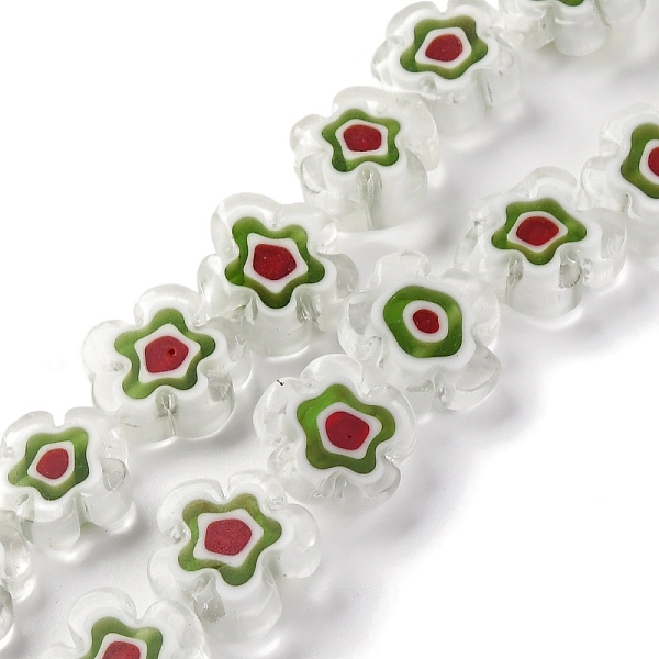 Handmade Millefiori Lampwork Beads Strands
