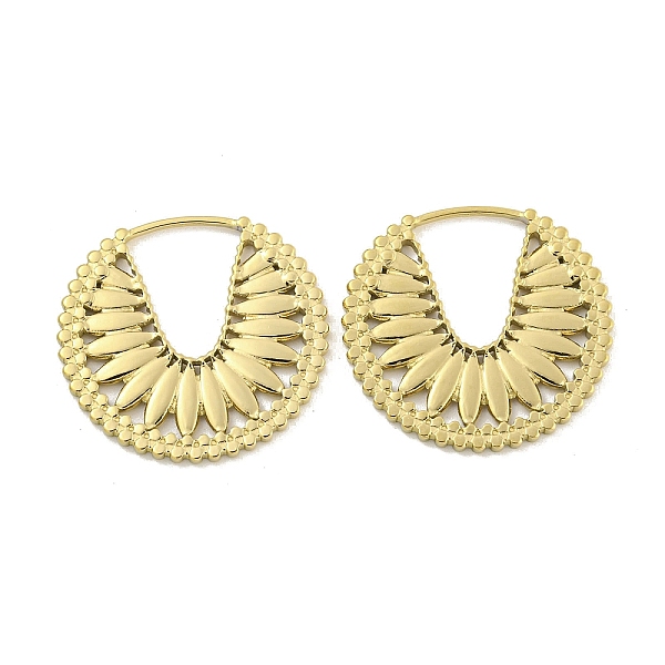 

PandaHall 304 Stainless Steel Pendants, Flat Round with Flower Charm, Real 14K Gold Plated, 24x25x1.5mm, Hole: 13x10.5mm 304 Stainless Steel...