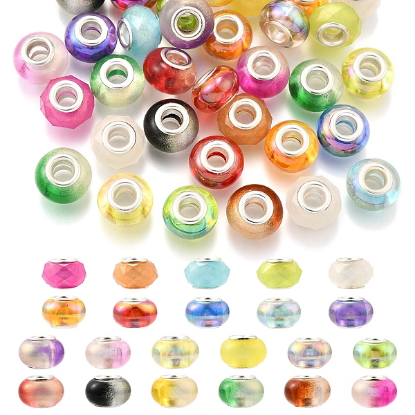 Perlas europeas de resina con revestimiento UV