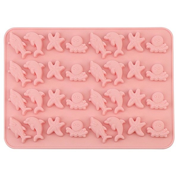 PandaHall Marine Organism Silicone Molds, Food Grade Molds, For DIY Cake Decoration, Chocolate, Candy, UV Resin & Epoxy Resin Craft Making...