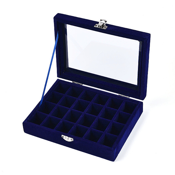 Flock with Glass Jewelry Display Box