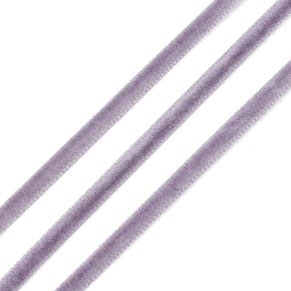 PandaHall 1/8 inch Single Face Velvet Ribbon, Gray, 1/8 inch(3.2mm), about 200yards/roll(182.88m/roll) Velvet None Gray