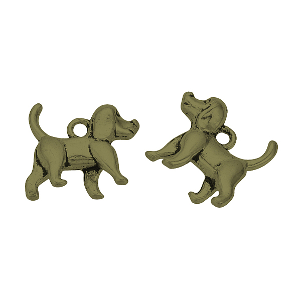 

PandaHall Tibetan Style Alloy Puppy Pendants, Beagle Dog Charms, Cadmium Free & Nickel Free & Lead Free, Antique Bronze, 14x16x5mm, Hole...