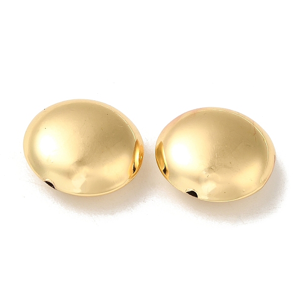 

PandaHall Rack Plating Brass Beads, Long-Lasting Plated, Lead Free & Cadmium Free, Flat Round, Real 18K Gold Plated, 19x8.5mm, Hole: 2mm...