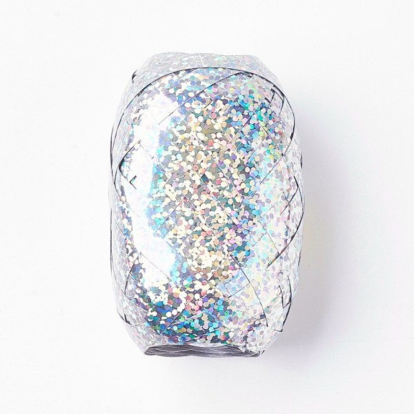 Single Face Laser Balloons Ribbon