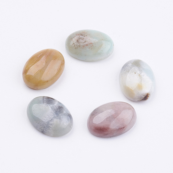 

PandaHall Natural Amazonite Cabochons, Oval, 18x13x6mm Amazonite Oval