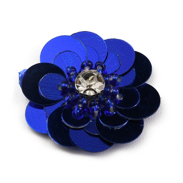 Appliques de perles en pvc en forme de fleur