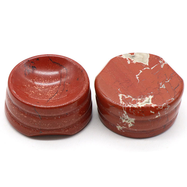 Natural Red Jasper Display Base Stand Holder For Crystal