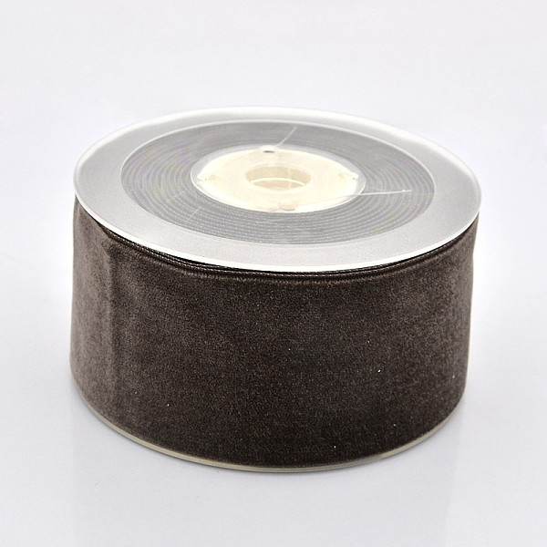 

PandaHall Polyester Velvet Ribbon for Gift Packing and Festival Decoration, Saddle Brown, 2 inch(50mm), about 20yards/roll(18.29m/roll)...