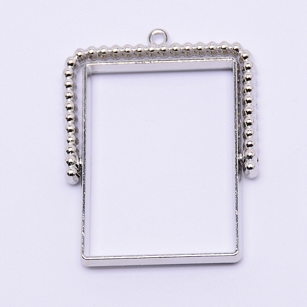 

PandaHall Alloy Open Back Bezel Pendants, Rotatable Pendants, For DIY UV Resin, Epoxy Resin, Pressed Flower Jewelry, Lead Free & Cadmium...
