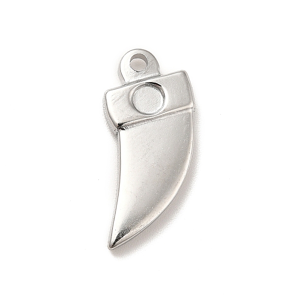 

PandaHall 304 Stainless Steel Pendants Cabochon Settings, Dagger Shape, Stainless Steel Color, Tray: 3mm, 19.5x13x3mm, Hole: 1.6mm 304...