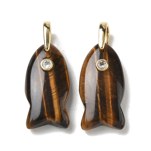 Natural Tiger Eye Pendants