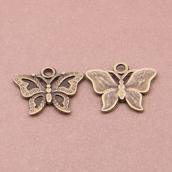 PandaHall Tibetan Style Alloy Pendants, Butterfly, Antique Bronze, 23x19mm Alloy Butterfly PandaHall Tibetan Style Alloy Pendants, Butterfly, Antique Bronze, 23x19mm Alloy Butterfly