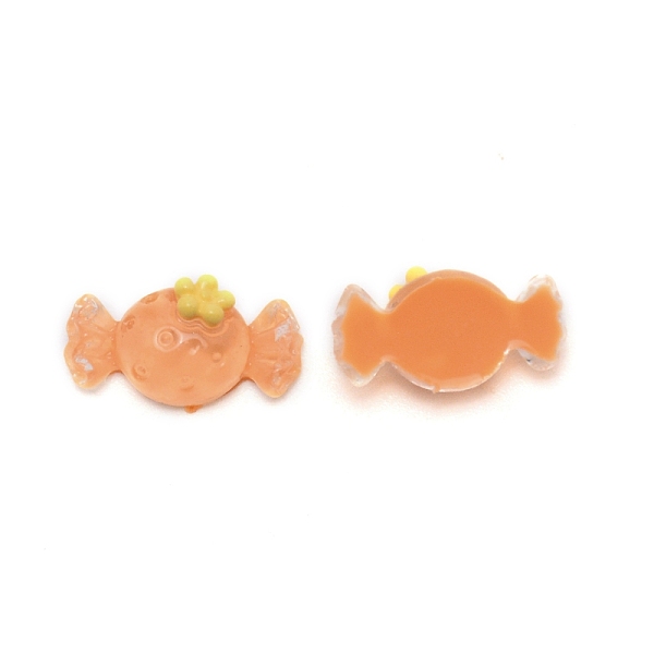 

PandaHall Candy Resin Cabochons, Nail Art Decoration Accessories, AB Color Plated, Sandy Brown, 8x16x6mm Resin Candy