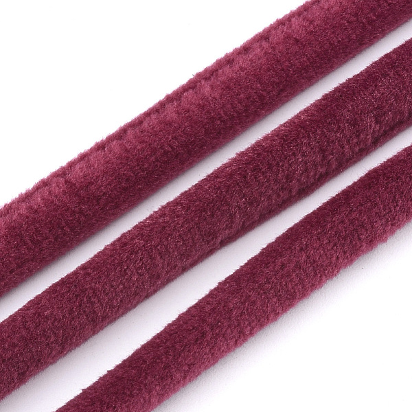 

PandaHall Velvet Cord, FireBrick, 6mm, about 54.68 yards(50m)/bundle Velvet Red