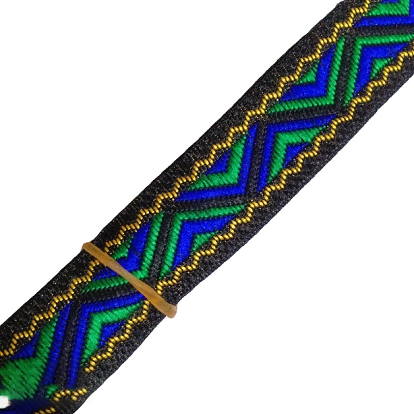 

PandaHall 7M Ethnic Style Polyester Jacquard Triangle Ribbon, Black, 3/4 inch(20mm), about 7.66 Yards(7m)/Roll Polyester Triangle Black