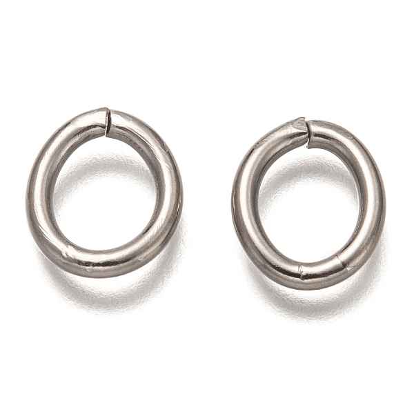 

PandaHall 201 Stainless Steel Jump Ring, Open Jump Rings, Oval, Stainless Steel Color, 13x11x2mm, Inner Diameter: 7x9mm 201 Stainless Steel
