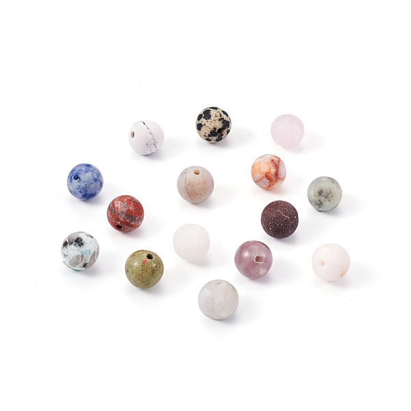 

PandaHall Yilisi DIY Stretch Bracelets Making Kits, Including 300Pcs 15 Colors Gemstone Round Beads and Elastic Crystal Thread, 8~8.5mm...