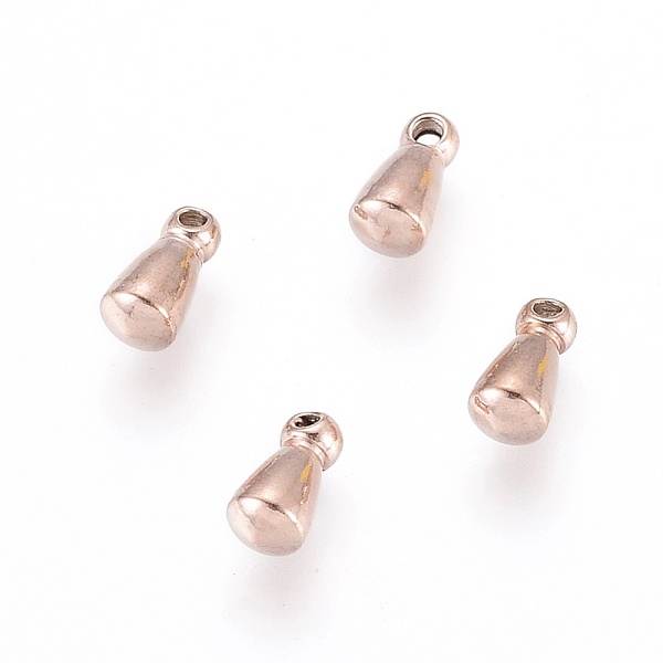 

PandaHall Ion Plating(IP) 304 Stainless Steel Charms, Chain Extender Drop, Teardrop, Rose Gold, 6x3mm, Hole: 1mm 304 Stainless Steel...