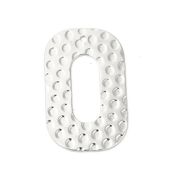 

PandaHall 304 Stainless Steel Pendants, Oval Charms, Stainless Steel Color, 33x20.5x0.7mm, Hole: 1.5mm 304 Stainless Steel Oval