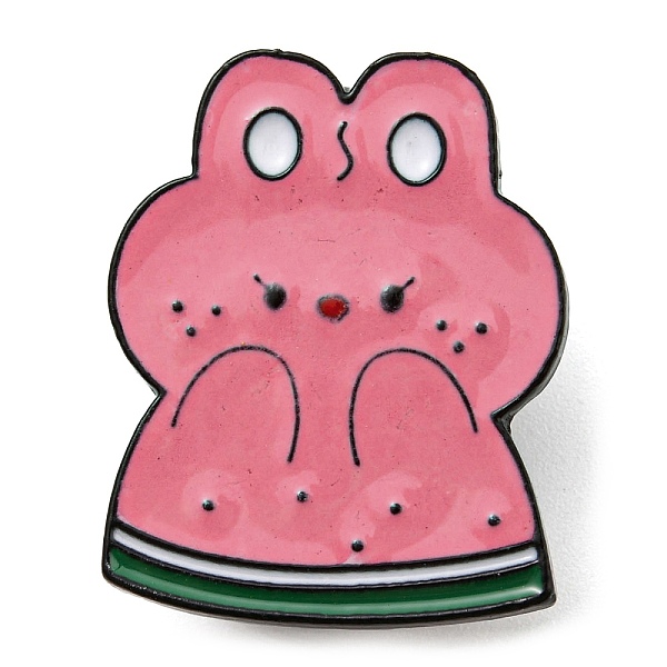 

PandaHall Rabbit Enamel Pin, Electrophoresis Black Zinc Alloy Brooch for Backpack Clothes, Light Coral, 25x20x2mm Alloy+Enamel Rabbit