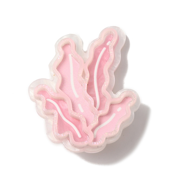 

PandaHall Ocean Theme Seaweed Acrylic Alligator Hair Clips, Hair Accessories for Girls Women, Pink, 53x42.5x13mm Acrylic Others Pink