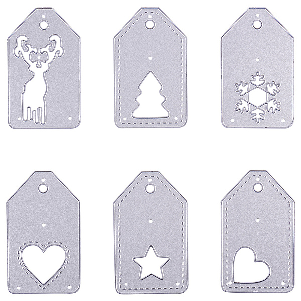 

PandaHall BENECREAT Frame Metal Cutting Dies Stencils, for DIY Scrapbooking/Photo Album, Decorative Embossing DIY Paper Card, Matte Platinum...