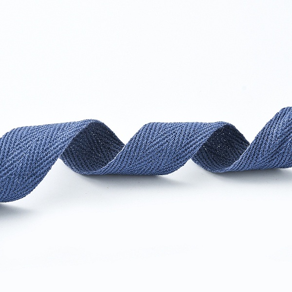 

PandaHall Cotton Twill Tape Ribbons, Herringbone Ribbons, for for Home Decoration, Wrapping Gifts & DIY Crafts Decorative, Dark Slate Blue...