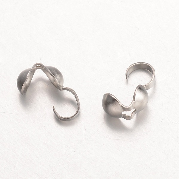 

PandaHall 316 Surgical Stainless Steel Bead Tips, Calotte Ends, Clamshell Knot Cover, Stainless Steel Color, 9x4mm 316 Surgical Stainless...