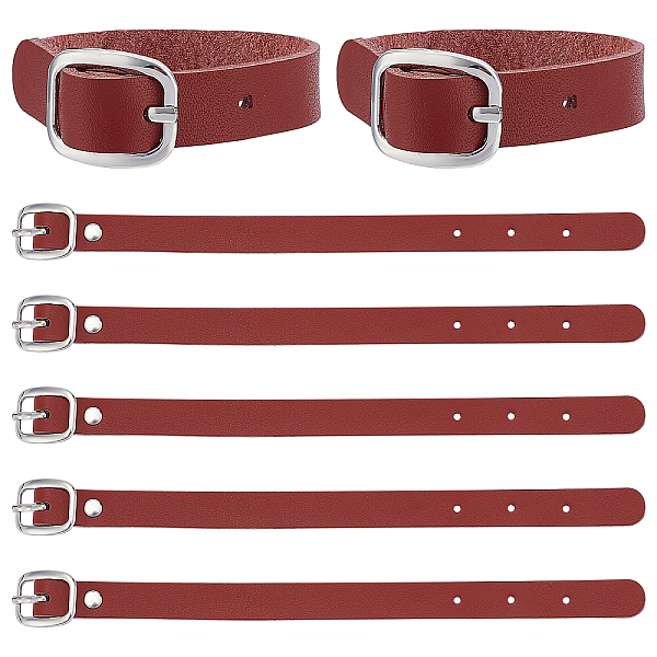 

PandaHall GORGECRAFT 10Pcs 8 Inch Leather Luggage Labels Strap Cowhide Luggage Tags Replacement Belts with Buckle Watch Band Strap for ID...